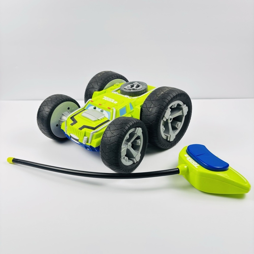 Hasbro Tonka BOUNCE BACK RACER 27MhZ R/C Remote Control  Flip Race Car - Works
